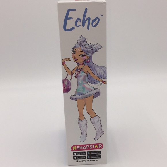 Snapstar Echo Fashion Doll Blue Hair Yellow Dress with Accessories - Picture 8 of 11